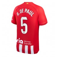 Dres Atletico Madrid Rodrigo De Paul #5 Domaci 2023-24 Kratak Rukav